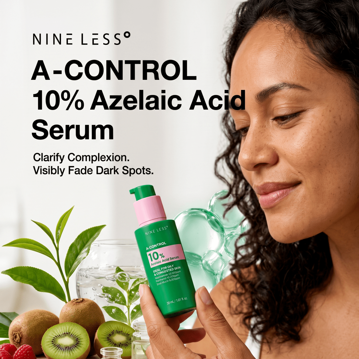 NINELESS A-Control 10% Azelaic Acid Serum 30ml | AmiGlow NZ - AmiGlow