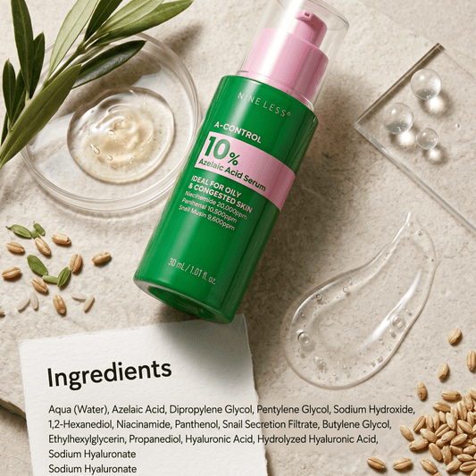 NINELESS A-Control 10% Azelaic Acid Serum 30ml | AmiGlow NZ - AmiGlow