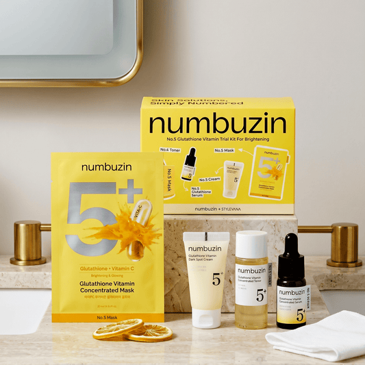 numbuzin No.5+ Glutathione Vitamin Trial Kit | Brightening Set NZ | AmiGlow NZ - AmiGlow