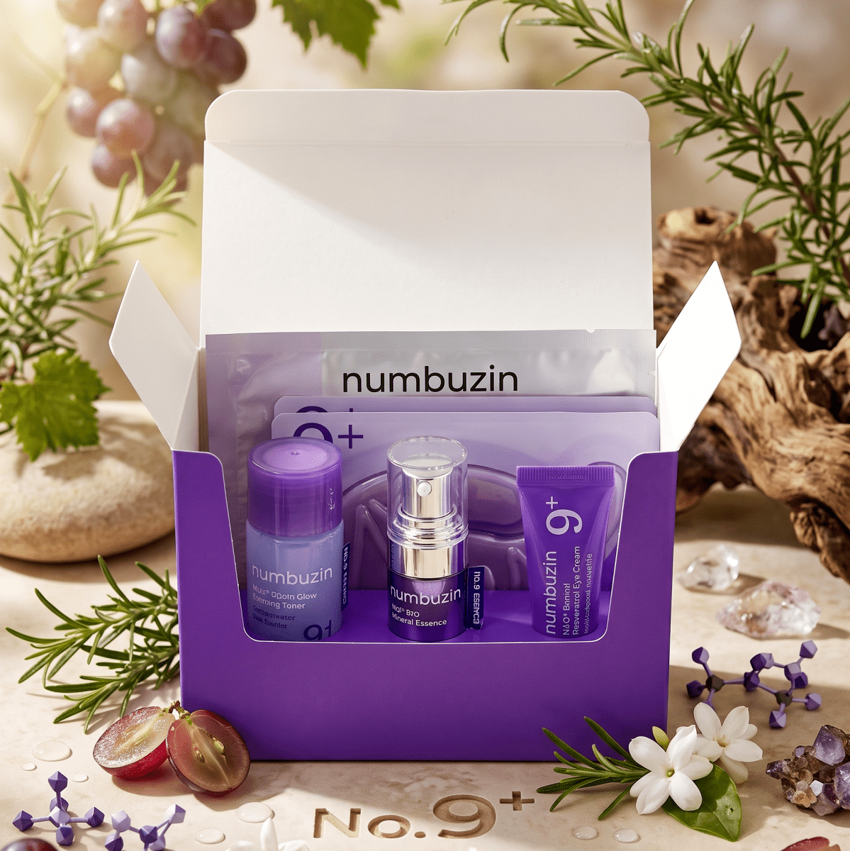 numbuzin No.9 NAD+ Trial Kit 6Items | Firming Set | AmiGlow NZ - AmiGlow