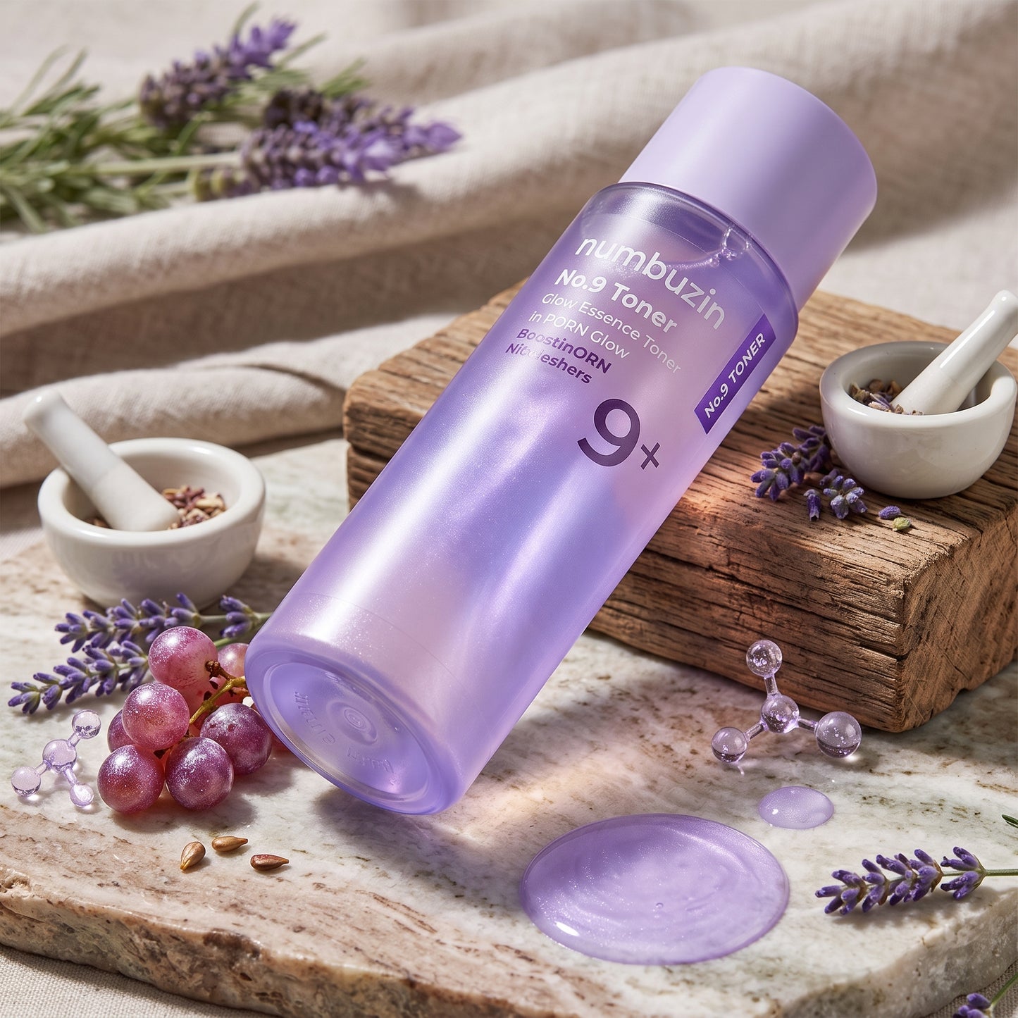 numbuzin No.9 NAD+ PDRN Glow Boosting Toner 150ml | AmiGlow NZ