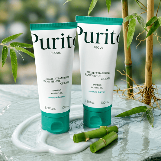 Purito Seoul Mighty Bamboo Panthenol Cream 100ml | Barrier Cream NZ | AmiGlow NZ - AmiGlow