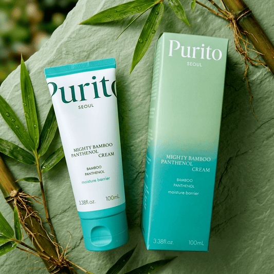 Purito Seoul Mighty Bamboo Panthenol Cream 100ml | Barrier Cream NZ | AmiGlow NZ - AmiGlow