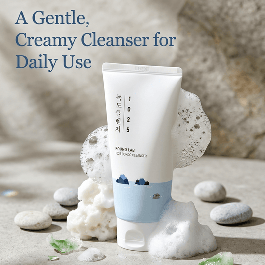 Round Lab 1025 Dokdo Cleanser 150ml | Gentle Foam Cleanser | AmiGlow NZ - AmiGlow