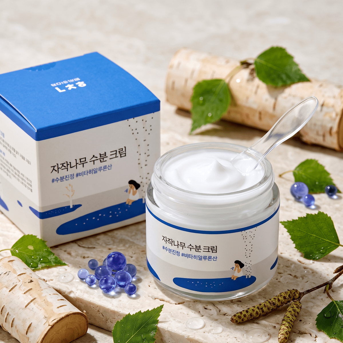 Round Lab Birch Juice Moisturizing Cream 80ml | AmiGlow NZ - AmiGlow