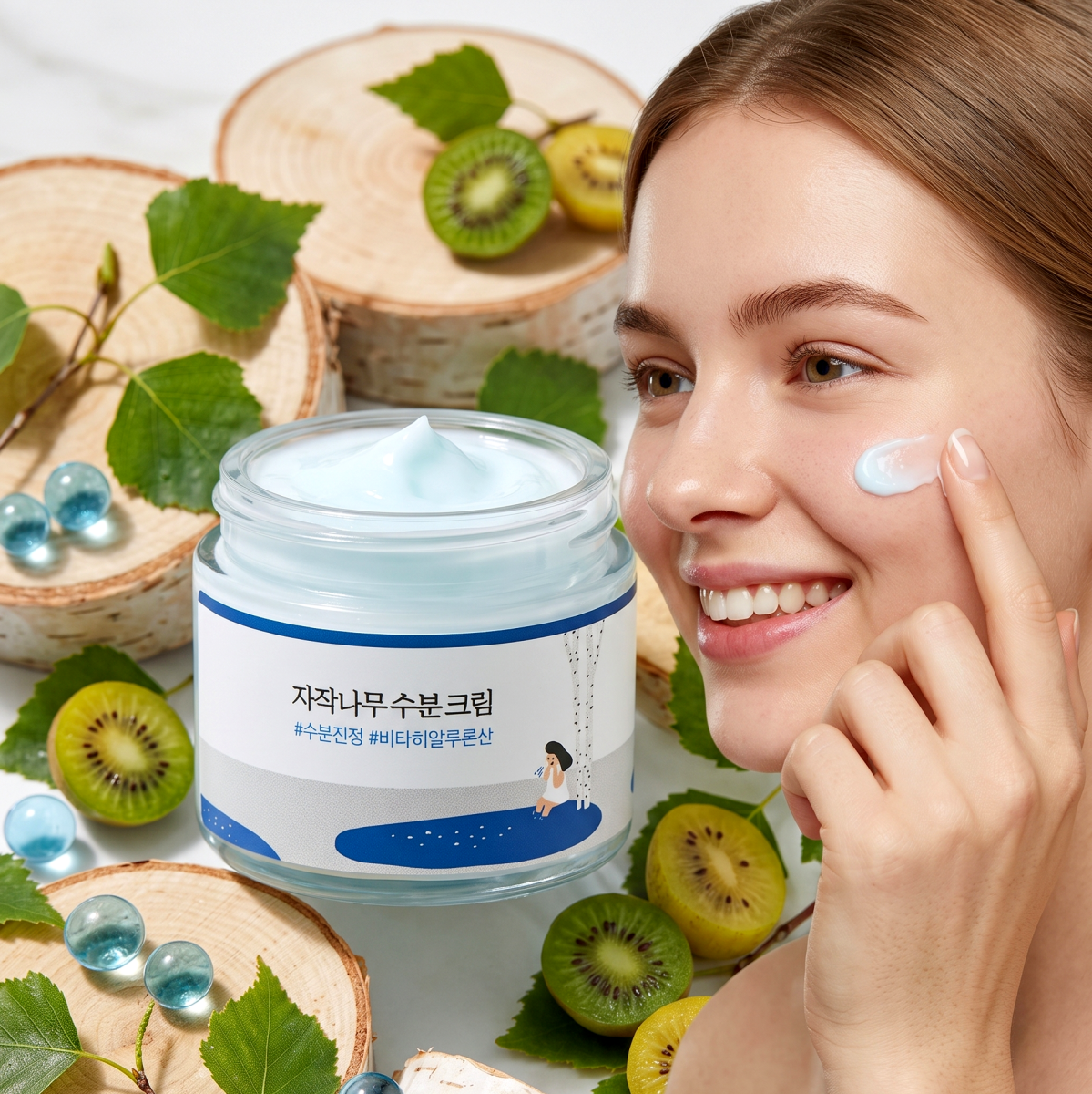Round Lab Birch Juice Moisturizing Cream 80ml | AmiGlow NZ - AmiGlow