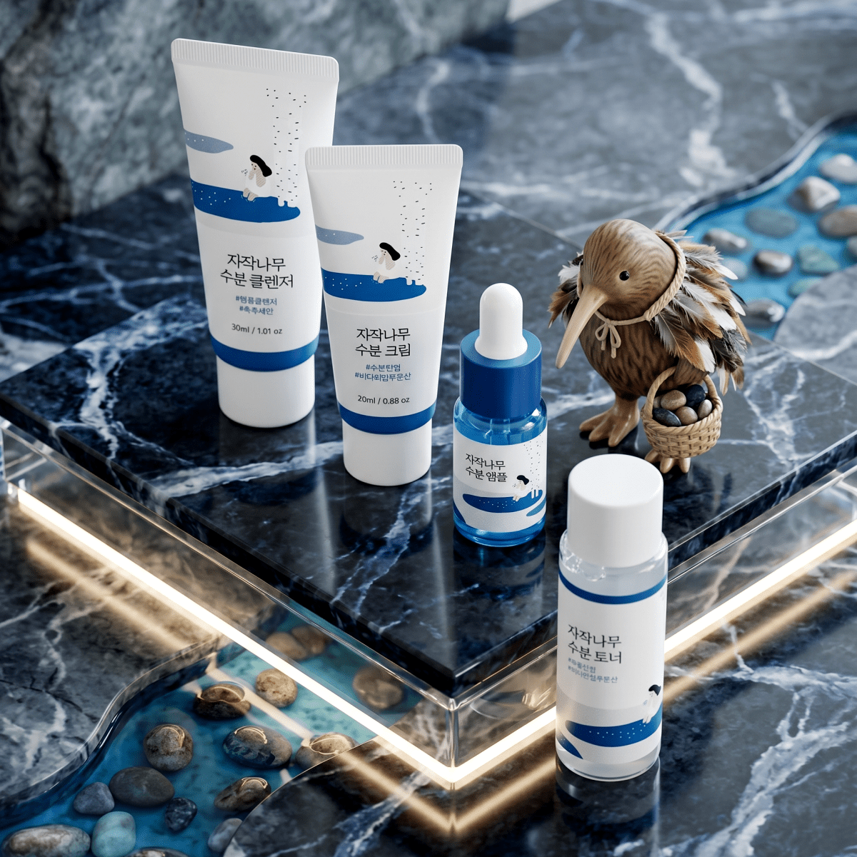 Round Lab Birch Juice Trial Kit | Hydration 4pcs Set | AmiGlow NZ - AmiGlow