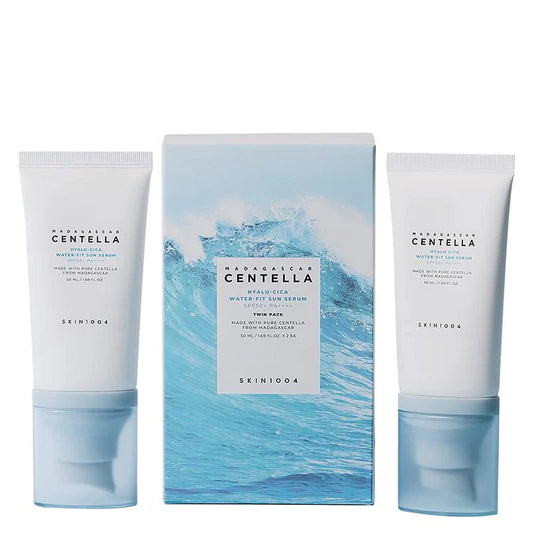 Skin1004 Centella Hyalu-Cica Sun Serum Twin Pack SPF50+ | AmiGlow NZ