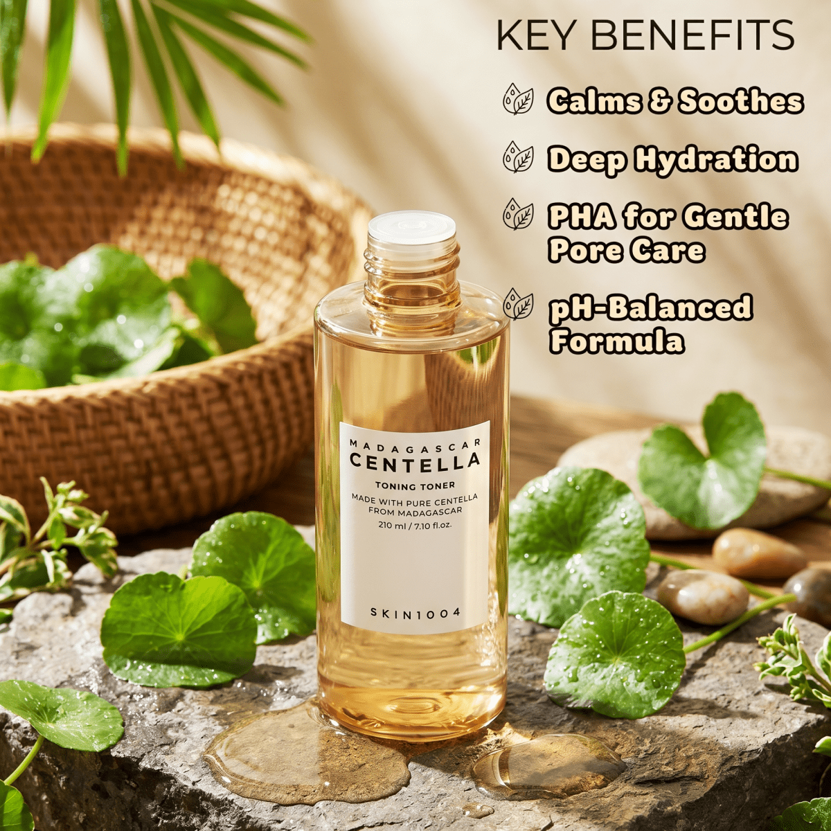 SKIN1004 Madagascar Centella Toning Toner 210ml | PHA Toner | AmiGlow NZ - AmiGlow