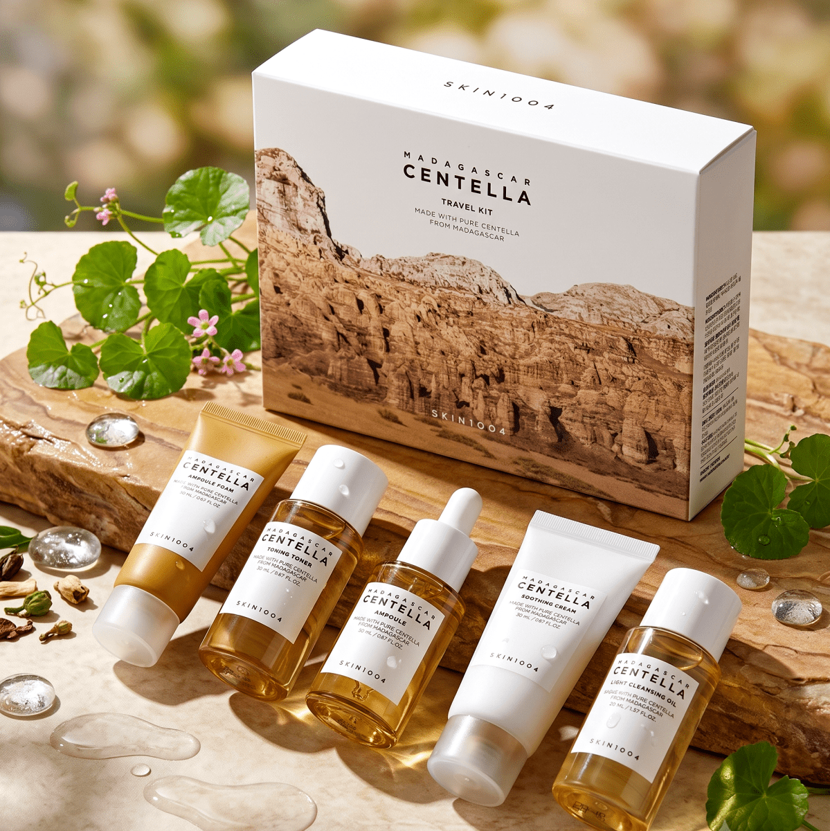 SKIN1004 Madagascar Centella Travel Kit 5 items | Mini Travel Set | AmiGlow NZ - AmiGlow