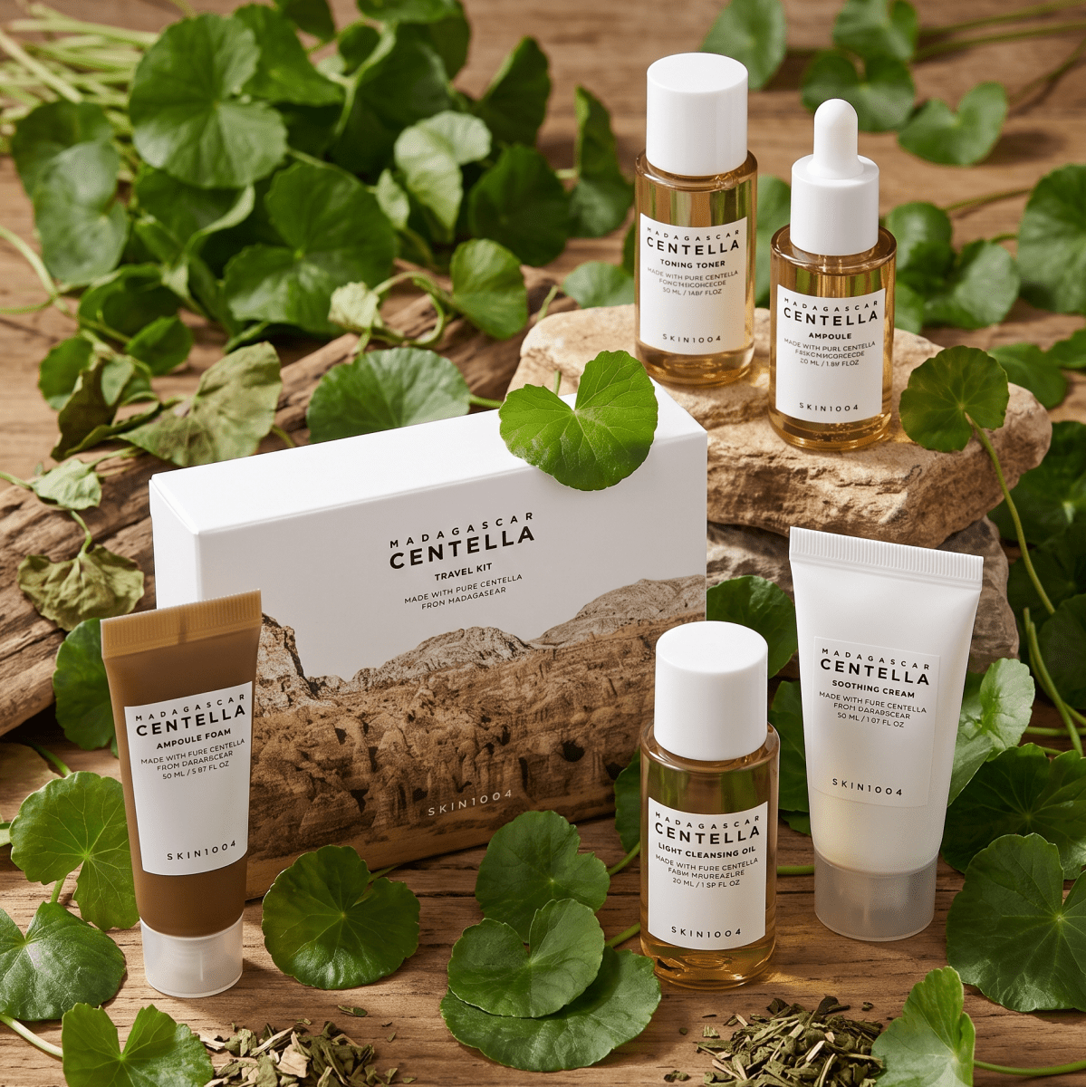 SKIN1004 Madagascar Centella Travel Kit 5 items | Mini Travel Set | AmiGlow NZ - AmiGlow