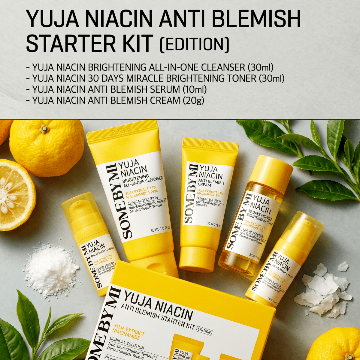 SOME BY MI Yuja Niacin Anti Blemish Starter Kit | AmiGlow NZ - AmiGlow