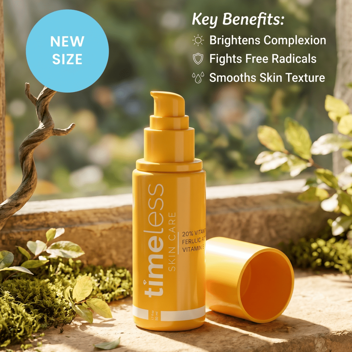 Timeless 20% Vitamin C + E Ferulic Acid Serum 50ml | AmiGlow NZ - AmiGlow