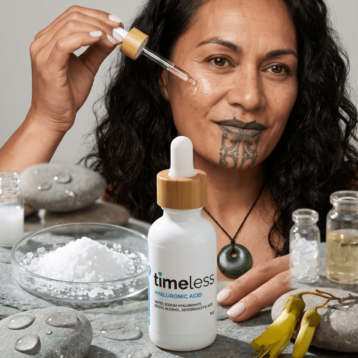 Timeless Hyaluronic Acid 100% Pure 30ml | Hydration Serum | AmiGlow NZ - AmiGlow