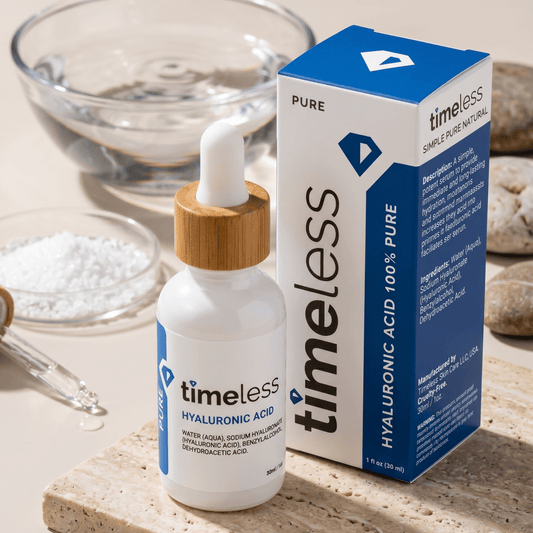Timeless Hyaluronic Acid 100% Pure 30ml | Hydration Serum | AmiGlow NZ - AmiGlow