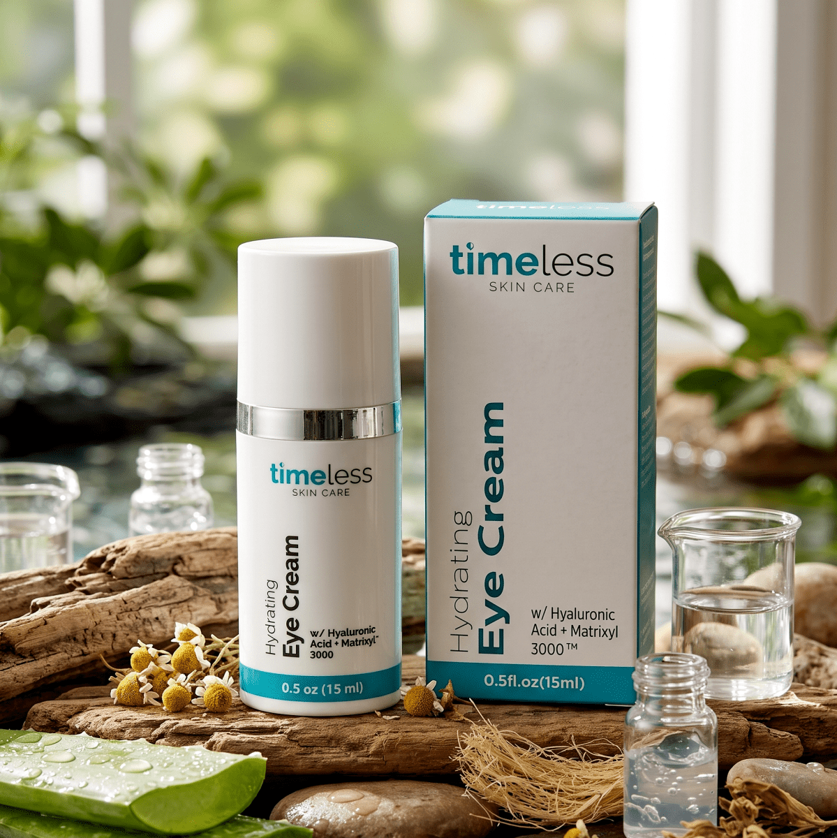 Timeless Hydrating Eye Cream 15ml | Matrixyl 3000 | AmiGlow NZ - AmiGlow