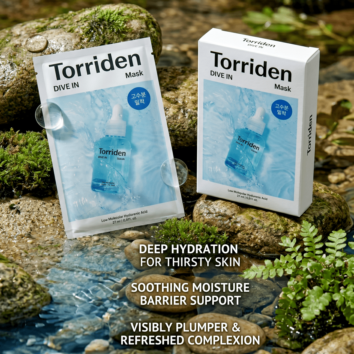 Torriden 100% Hyaluronic Ampoule Mask | Hydrating Sheet Mask NZ | AmiGlow NZ - AmiGlow
