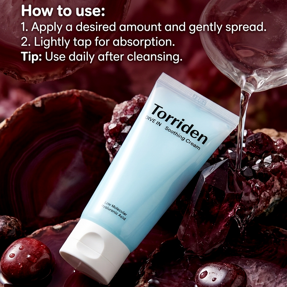 Torriden Dive-In Hyaluronic Acid Cream 80ml | Hydration Cream | AmiGlow NZ